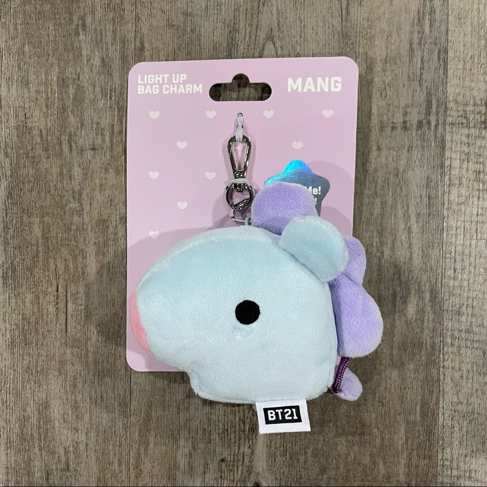 Line Friends BTS BT21 MANG Light Up Bag Charm